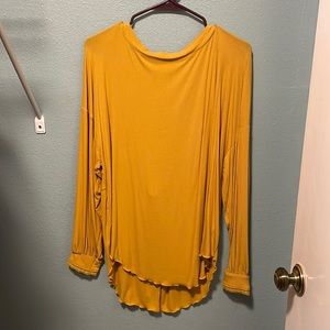 Long sleeve open back boho style